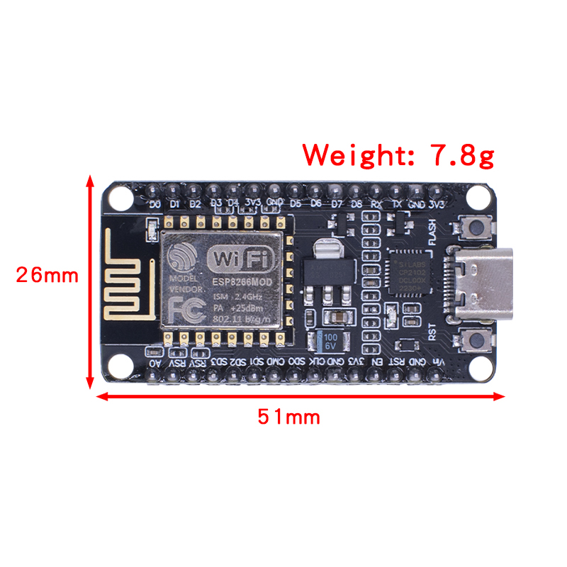 Draadloze Module Nodemcu Cp210 - Esp8266 Nodemcu Board recensie en prijs