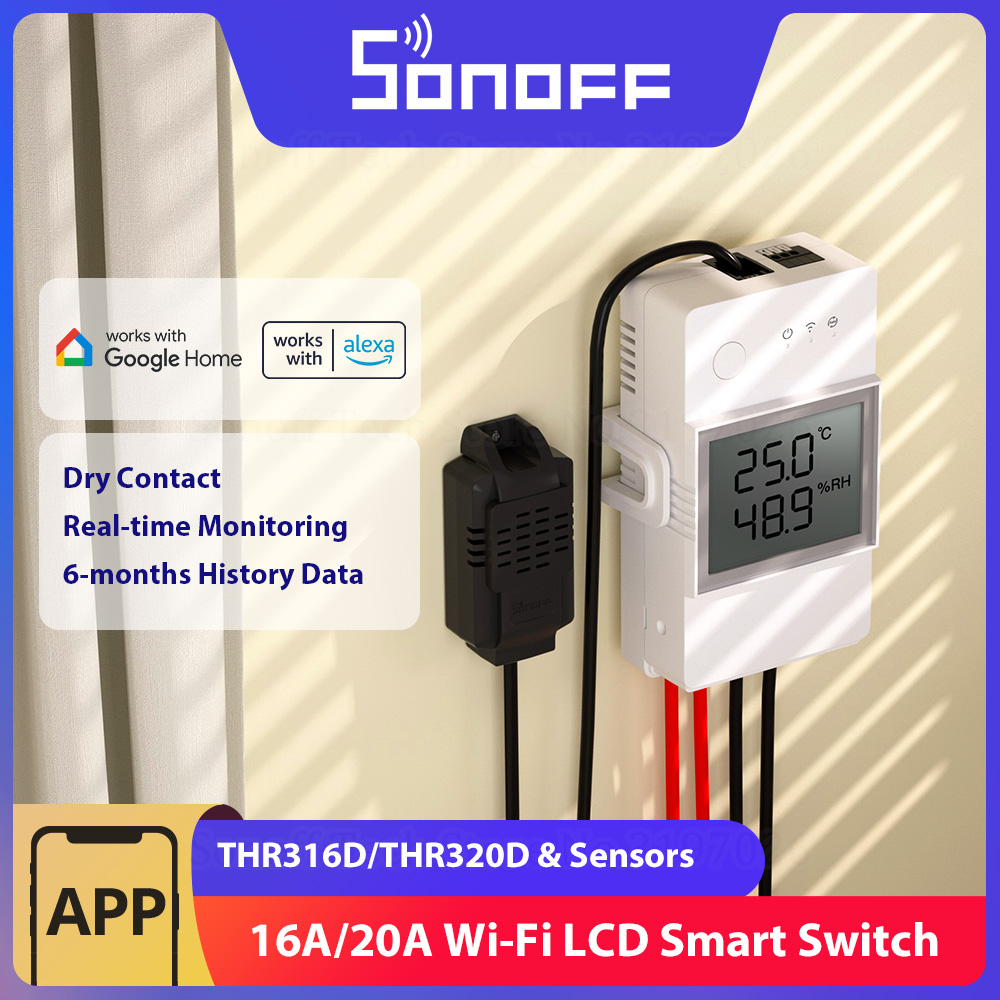SONOFF THR316D/THR320D Tempera - Sonoff Basic Switch recensie en prijs